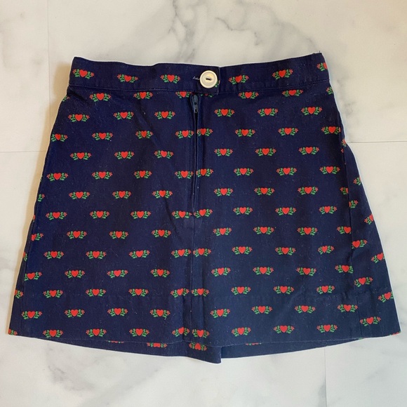 The Beaufort Bonnet Perrin Pleated Flannel Skirt - A Kind Heart Print - Picture 2 of 5